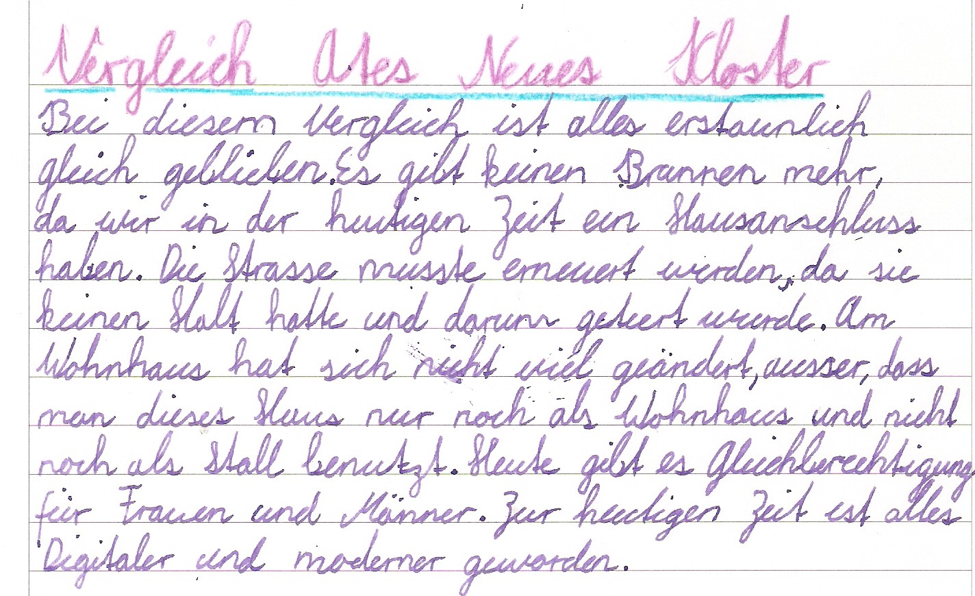 text chloschter vergleich