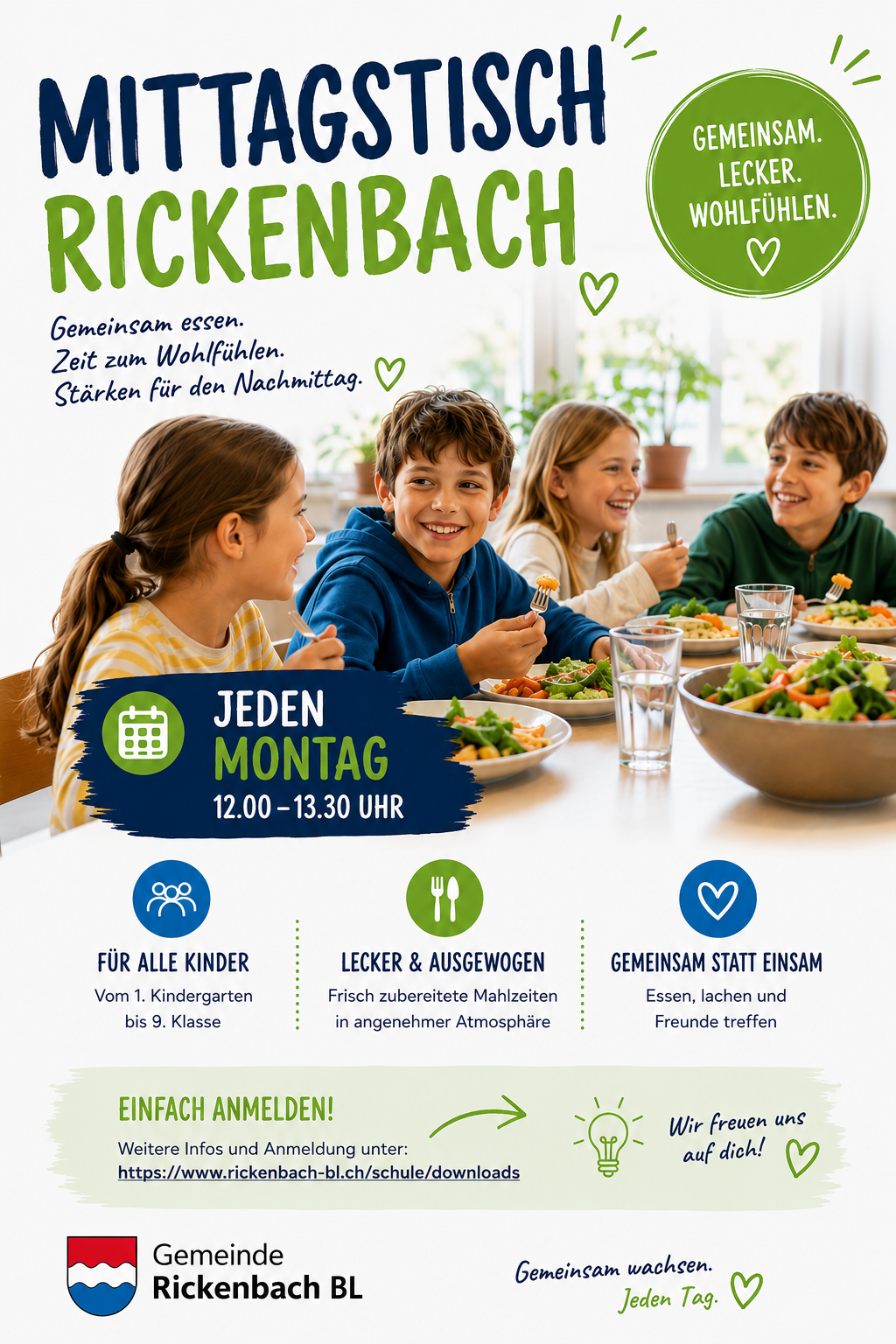 Flyer Mittagstisch Gemeinde