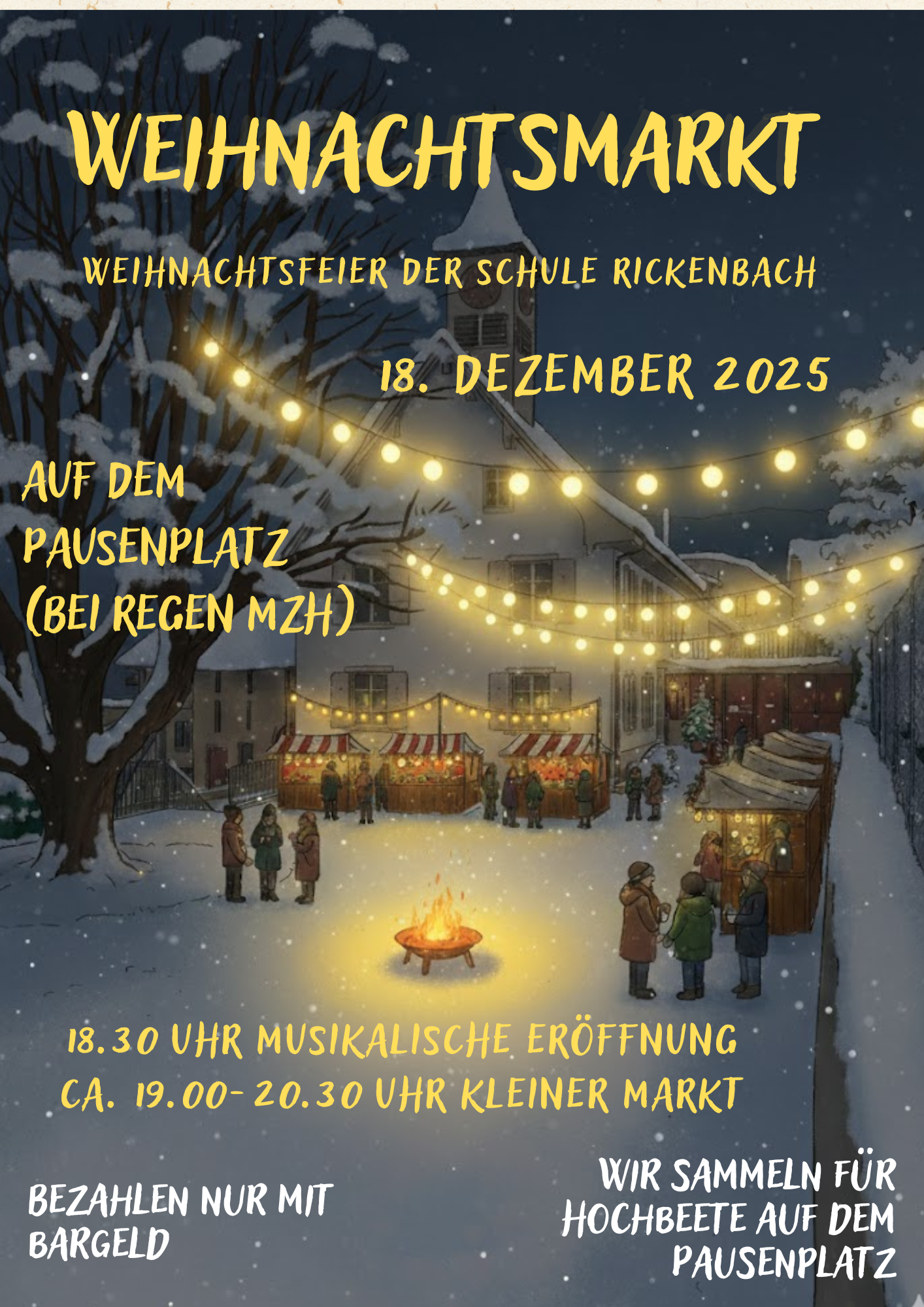 Flyer Weihnachtsmarkt 2025